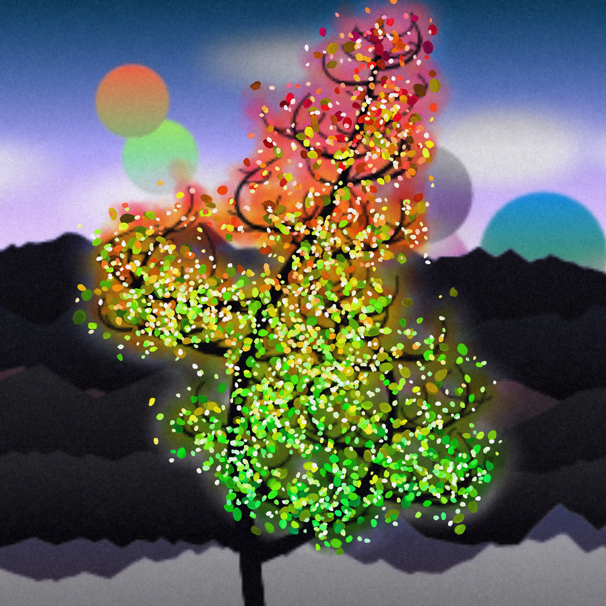 Dithered Branches #6 static token preview