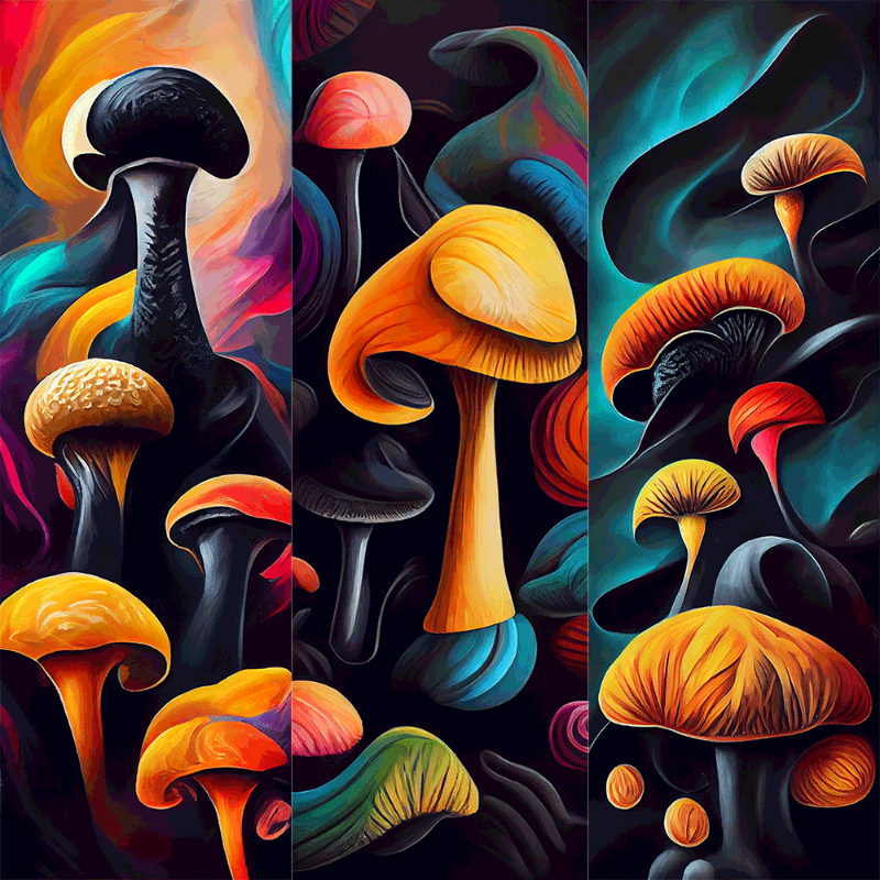 AI Mushroom #7 static token preview