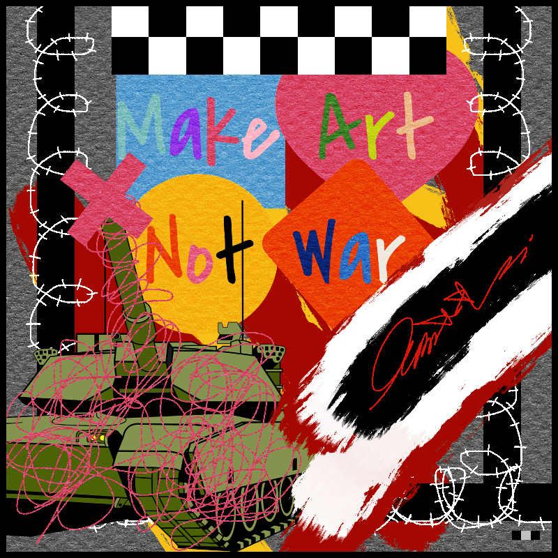 i Paper (Make Art Not War) #1 static token preview