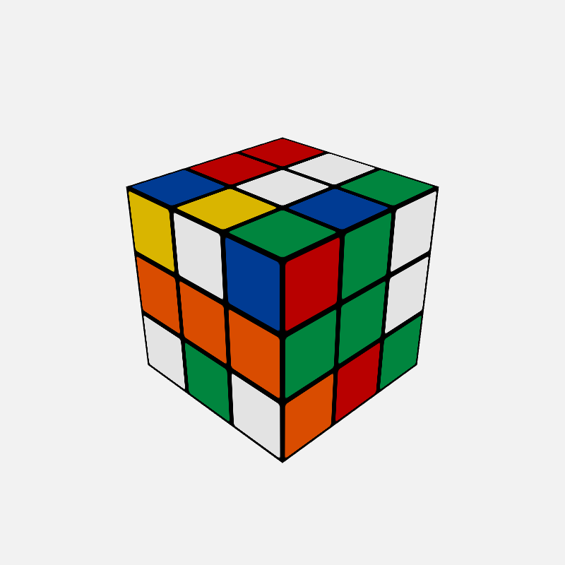 Rubik's Cube #10 static token preview