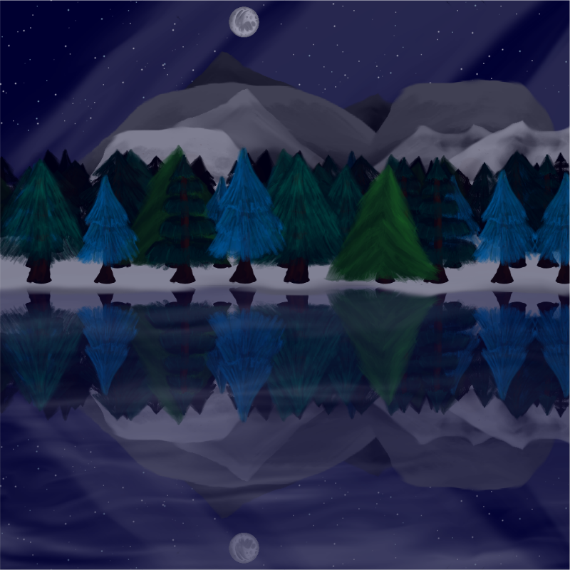 Moony Winter Lake #20 static token preview