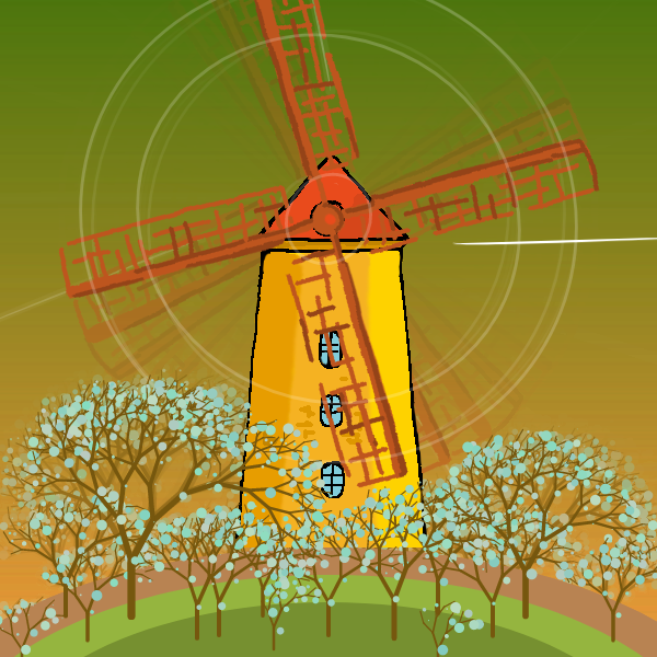 Tree Desiring Calm but Wind Restless #3 static token preview