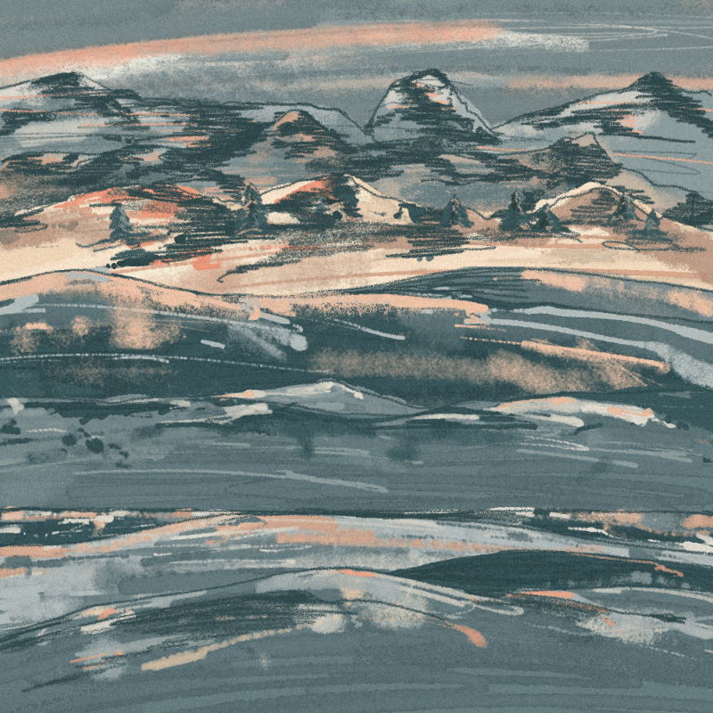 Postcard From The Mountains #3 static token preview