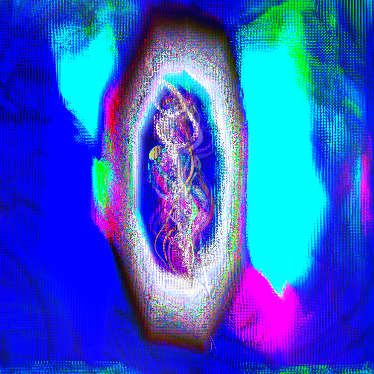 Ecstatic Glitched Worms #4 static token preview
