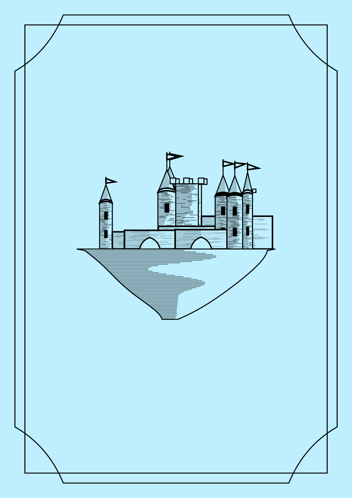 Minimalist Castle #7 static token preview