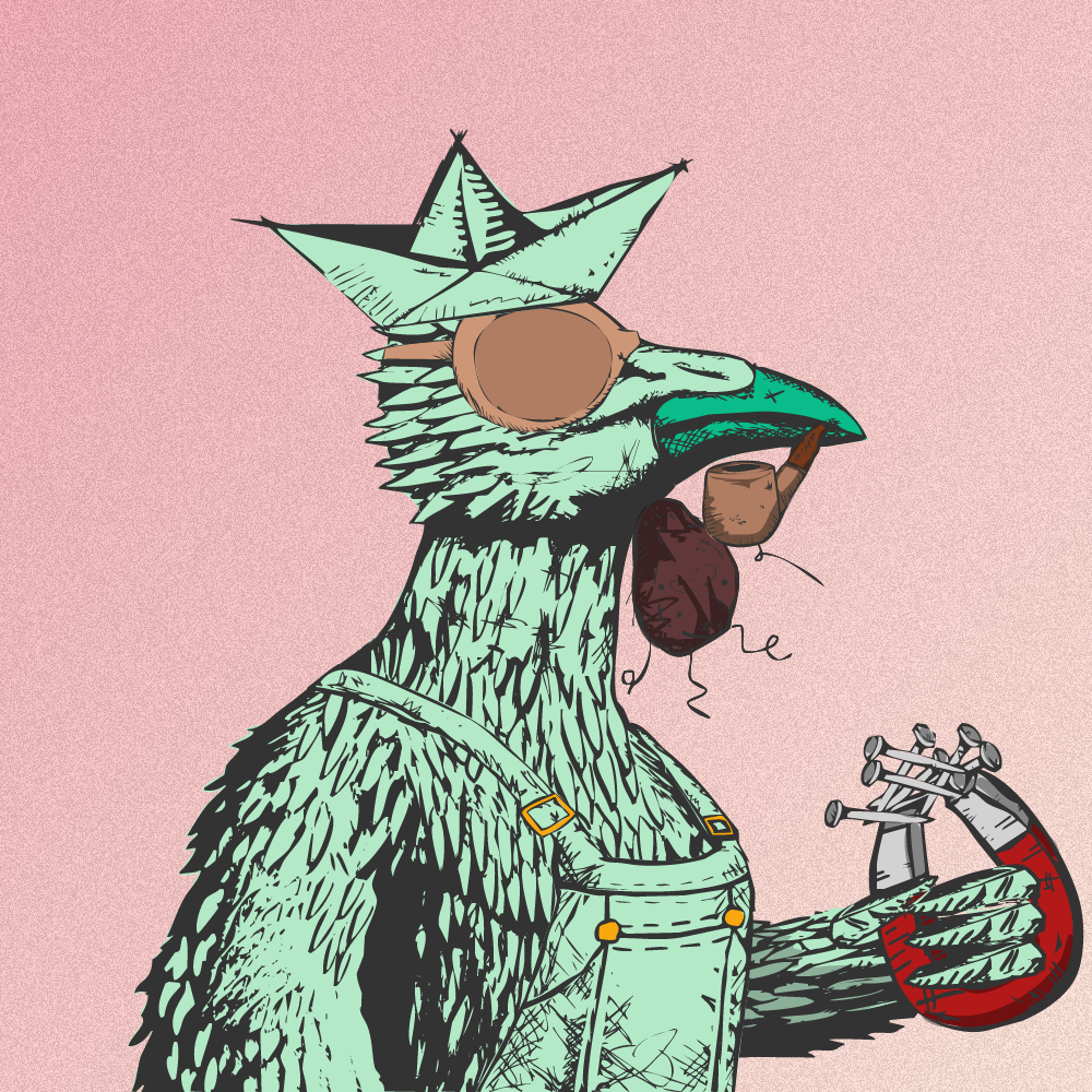 Bad Bird #6 static token preview