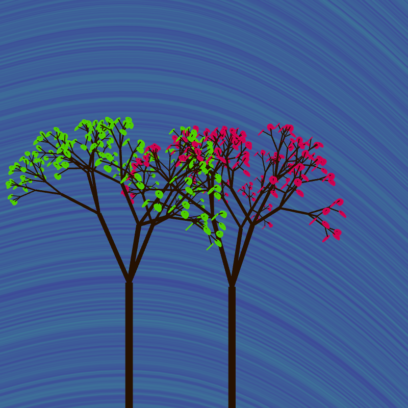 Two Trees #17 static token preview