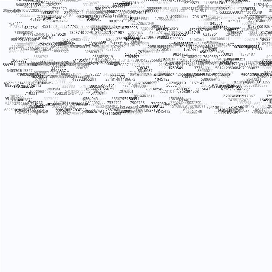 Painting by Random Prime Numbers #3 static token preview