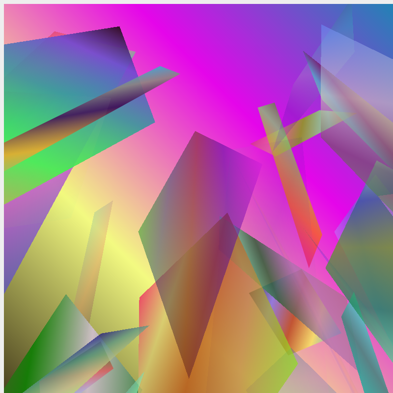 random divs with gradient and perspective #14 static token preview