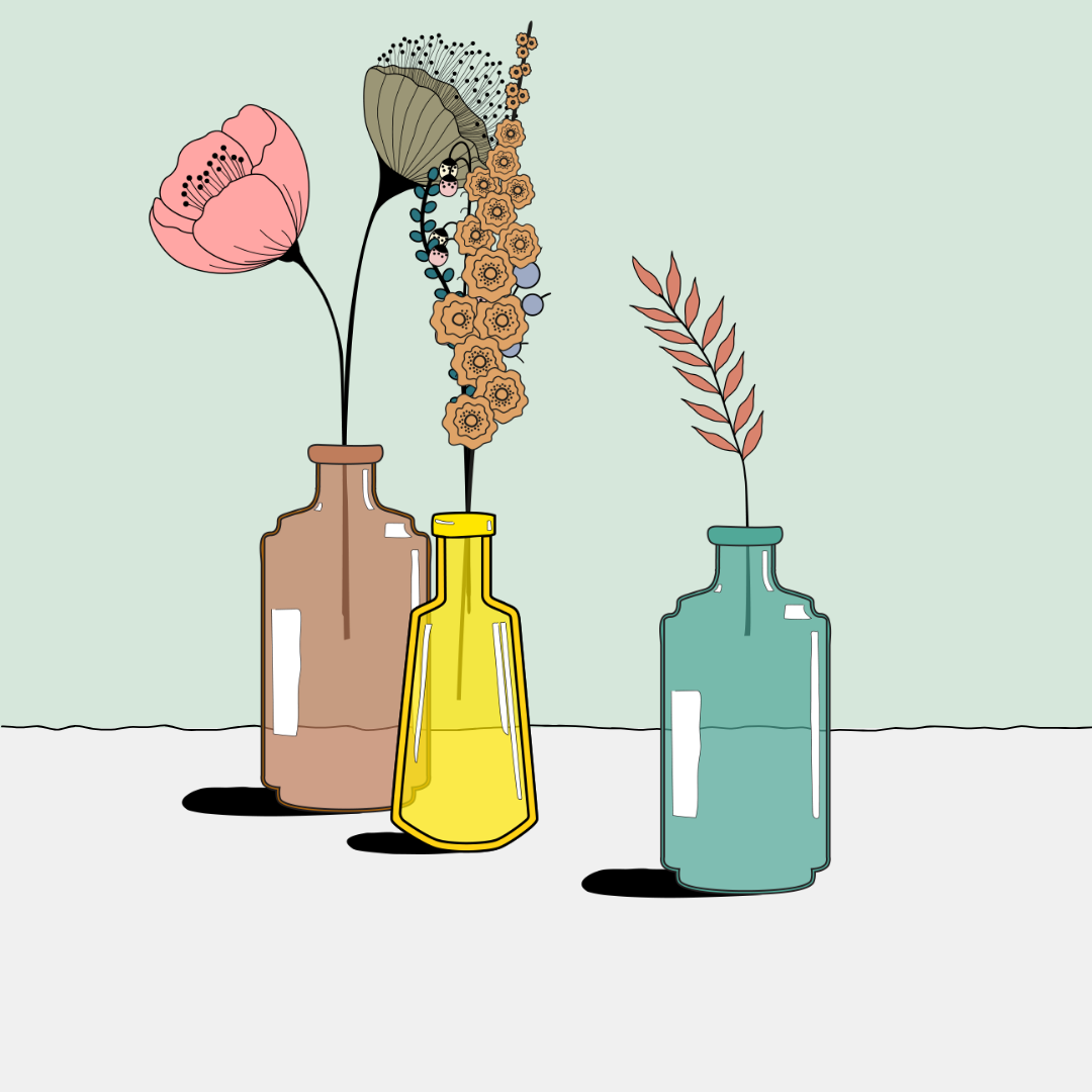 Flowers & Bottle #16 static token preview