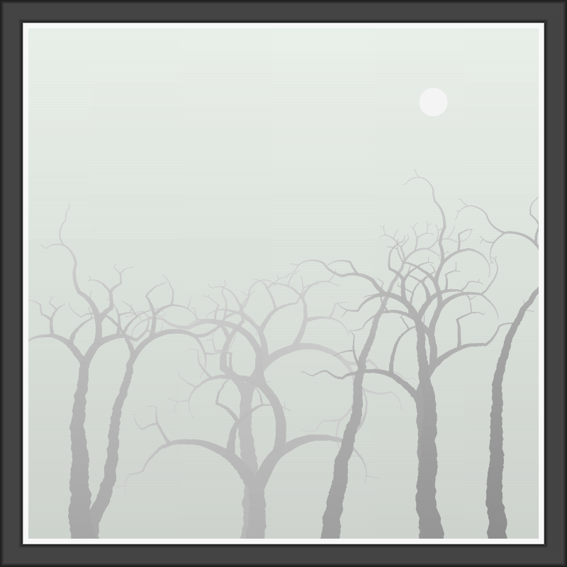 The Foggy Trees #1 static token preview