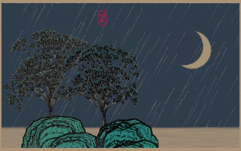 Bloom in the rain #10 static token preview