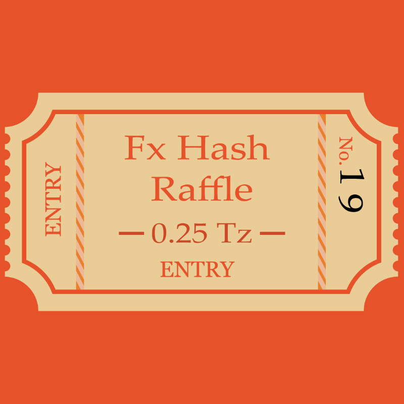 Tezos Raffle Ticket #1 static token preview