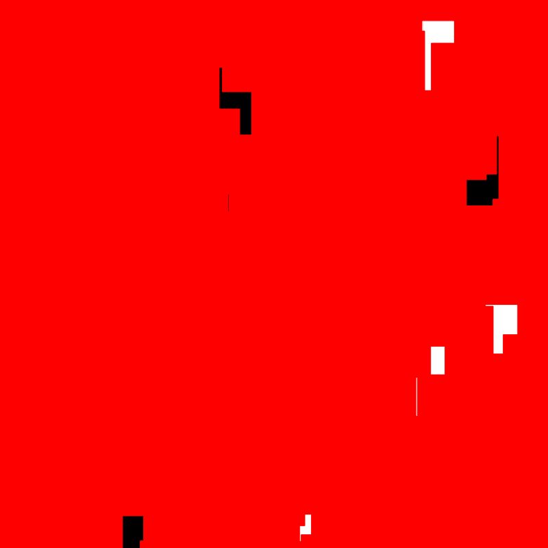 White & Black & Red All Over #21 static token preview