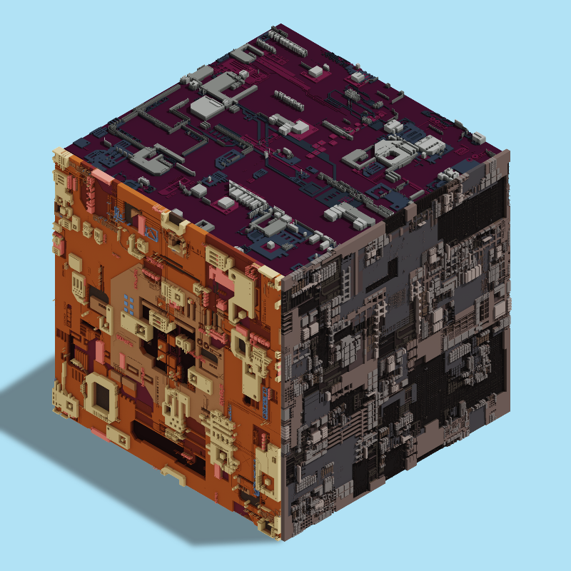Cube generative #14 static token preview