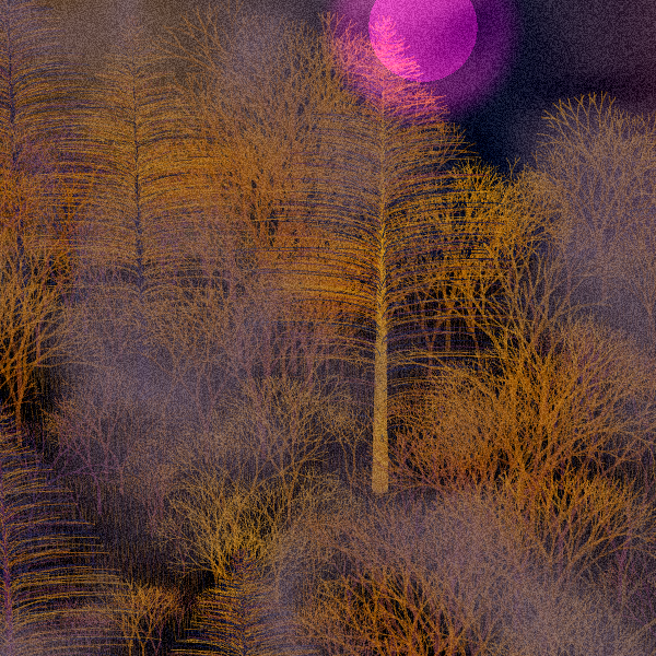 Moonlit Native Bush #2 static token preview