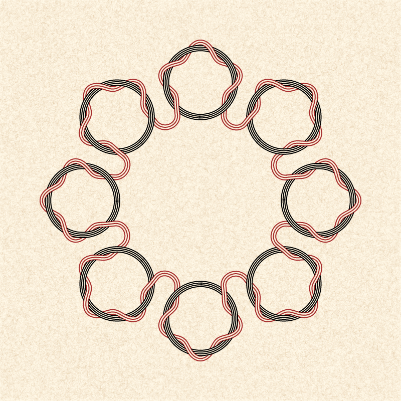 Sinusoidal Weave #14 static token preview