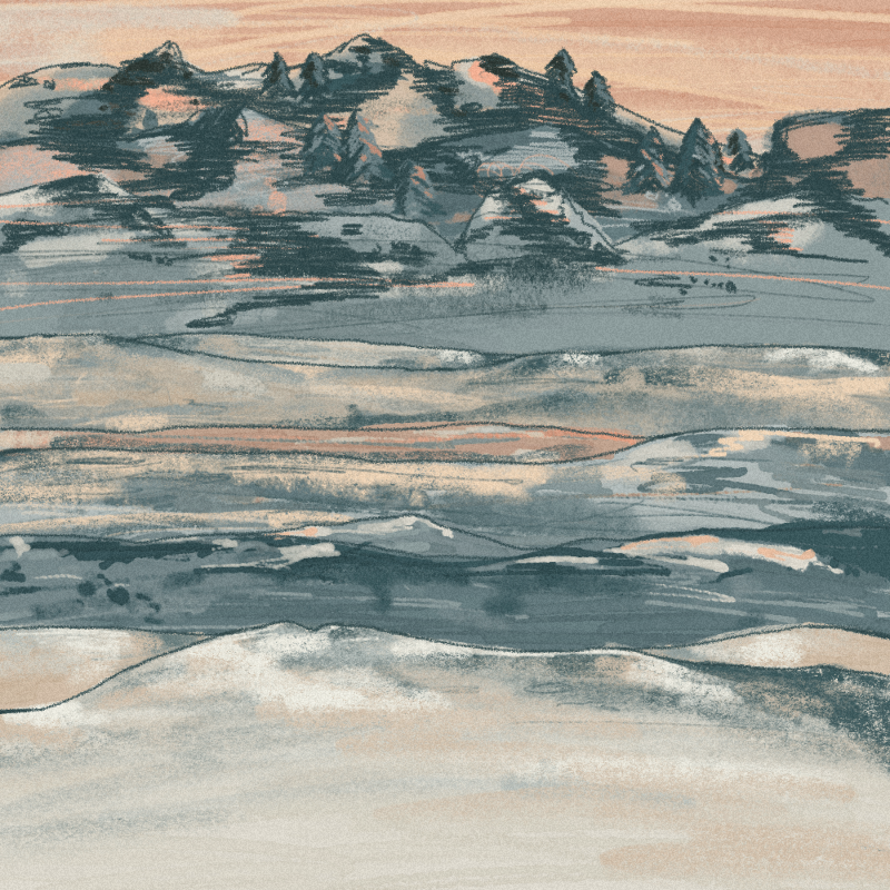 Postcard From The Mountains #21 static token preview