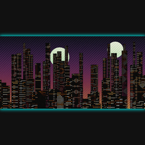 Byte City Night project preview