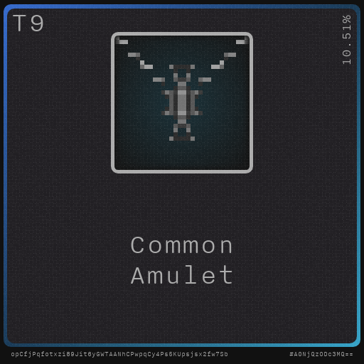 Gear for your quests - Amulet #9 static token preview