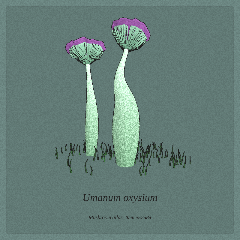 Mushroom Atlas #11 static token preview