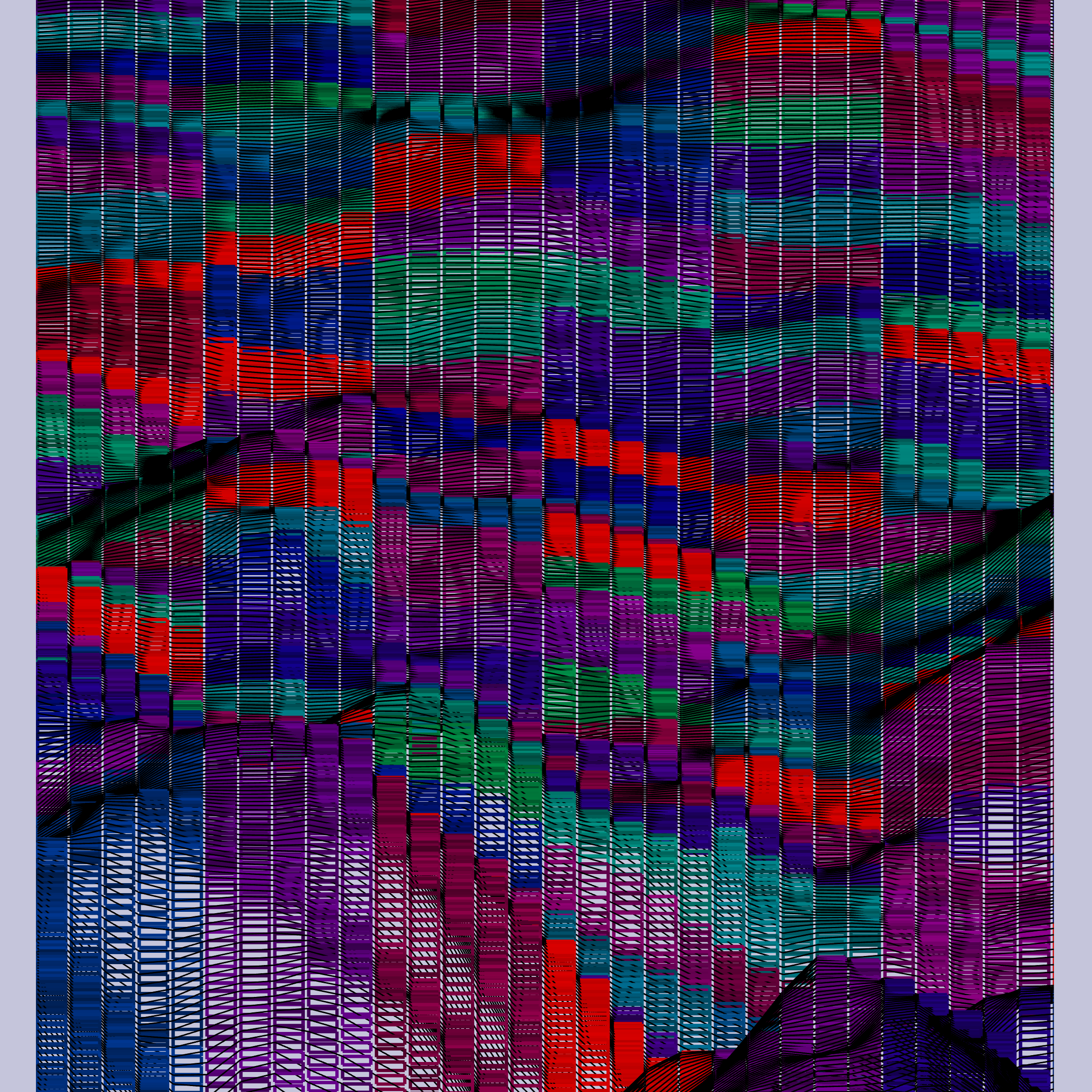Rainbow mountains #17 static token preview