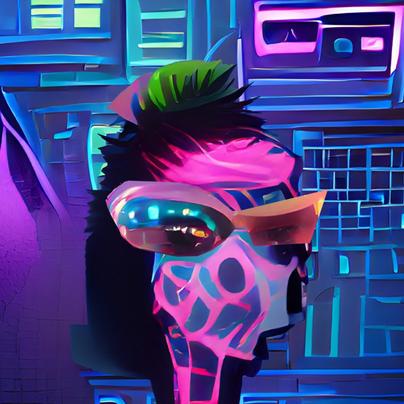 Female hack squad #18 static token preview