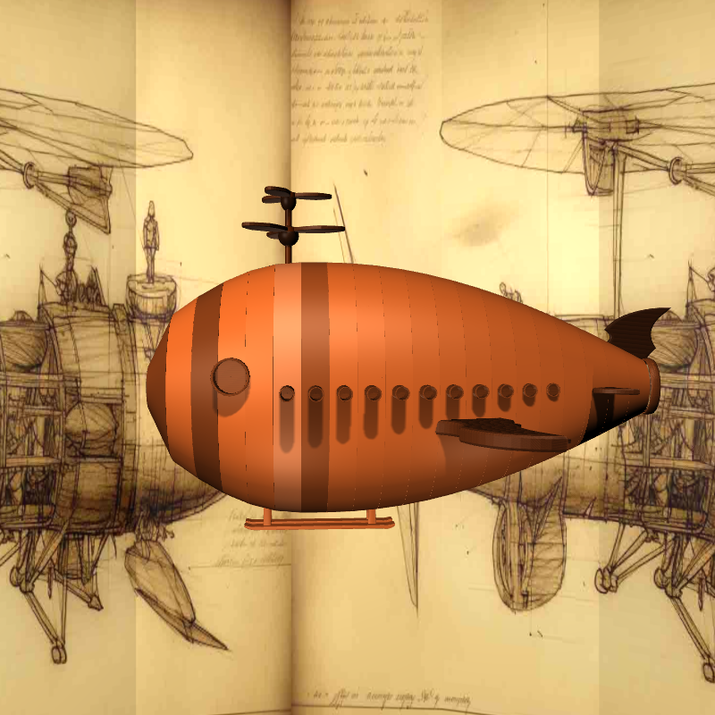 DAVINCI Flying Object #2 static token preview
