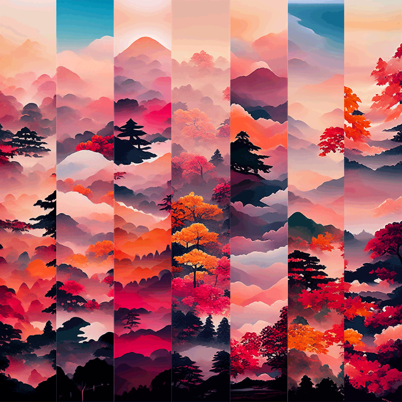 AI Japanese Autumn #15 static token preview