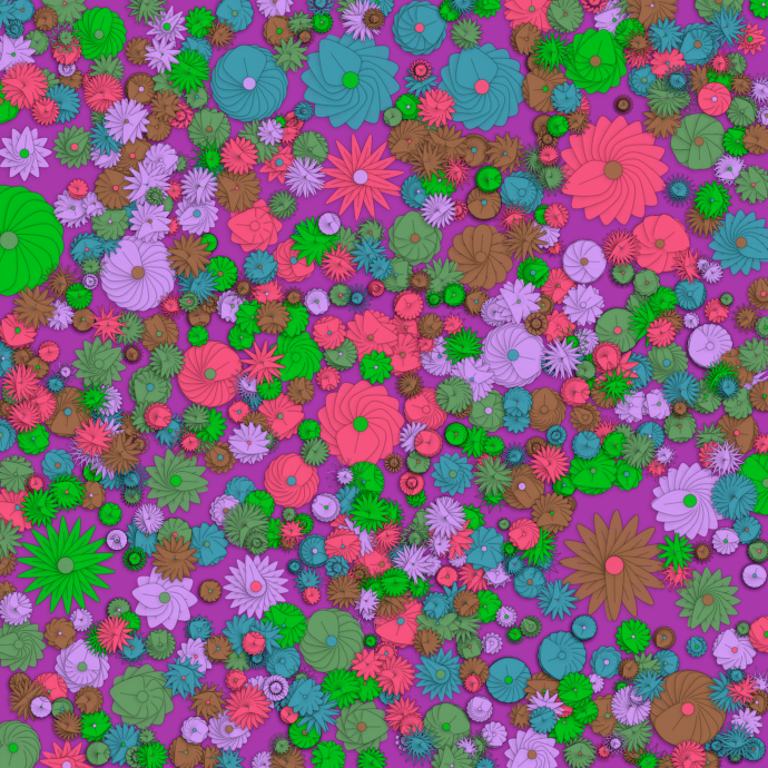 Flower garden #2 static token preview