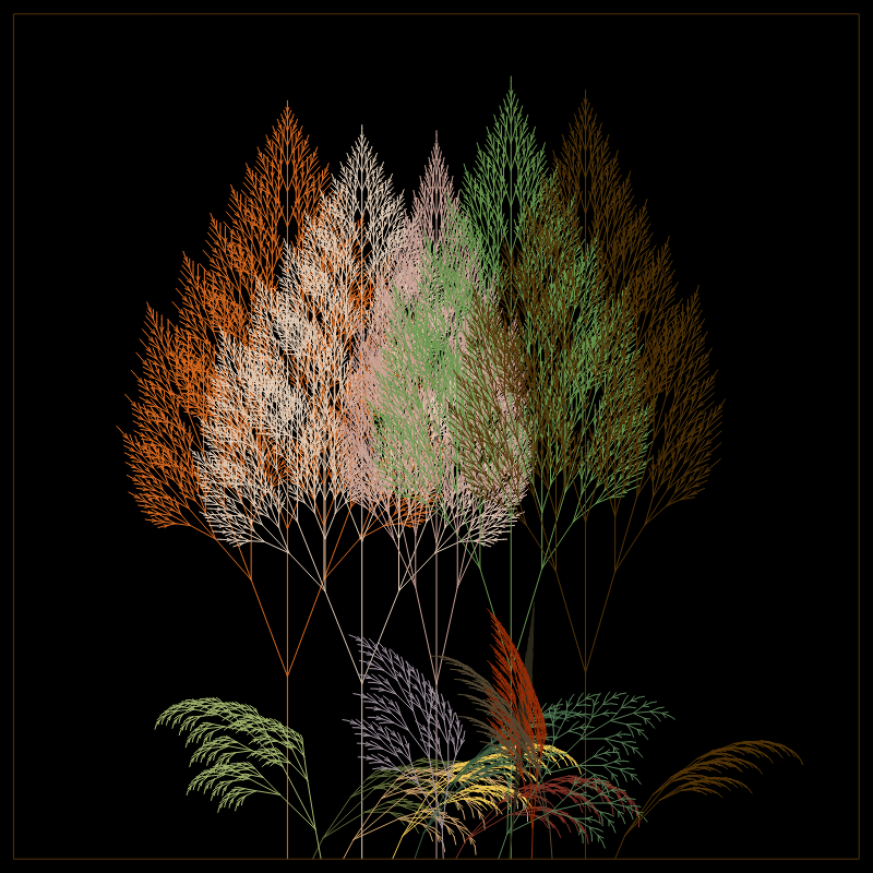 Fractal Forest #23 static token preview