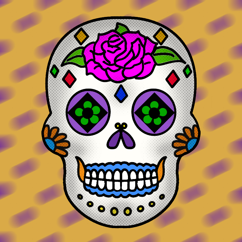 Sugar Skulls #142 static token preview