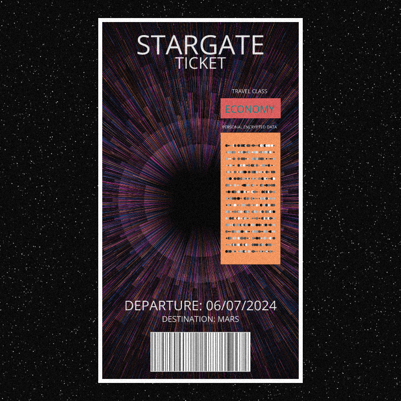 Stargate Ticket | Reboot #10 static token preview