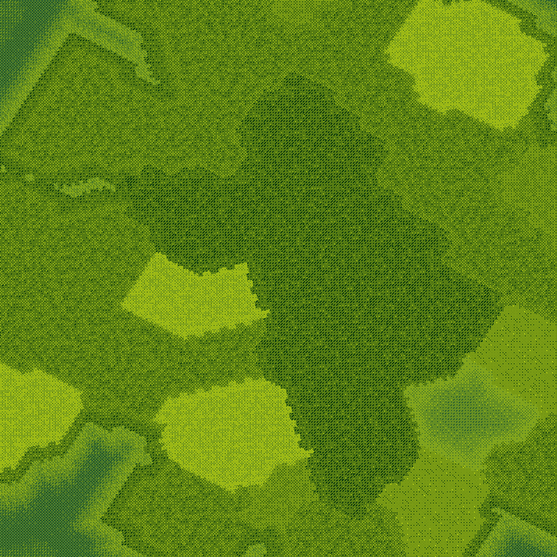 Littlecube Maps: Green Dithering #7 static token preview
