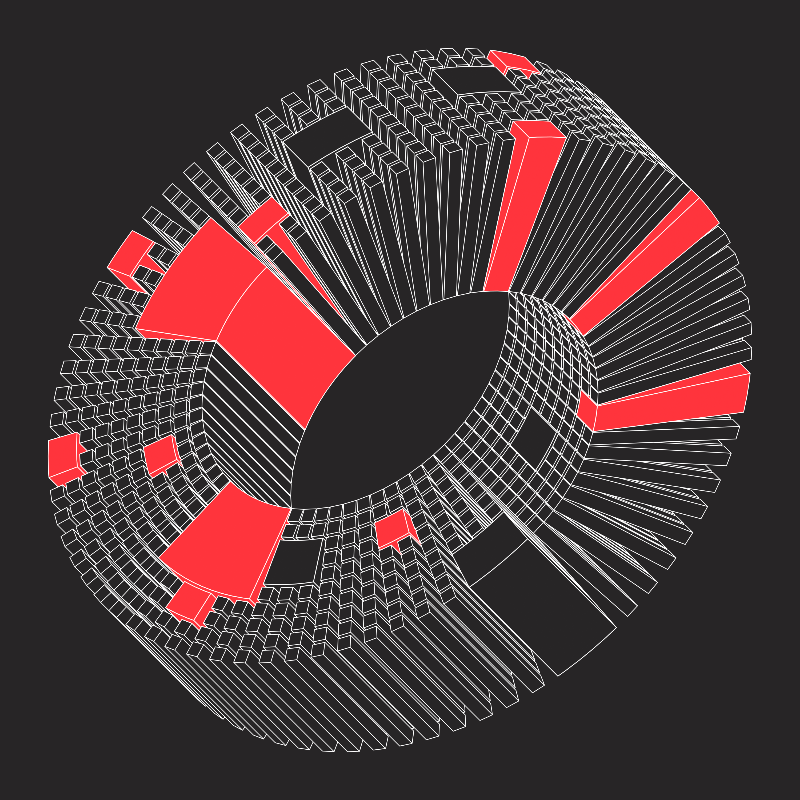 Ex Mobius (Neon Red) #23 static token preview