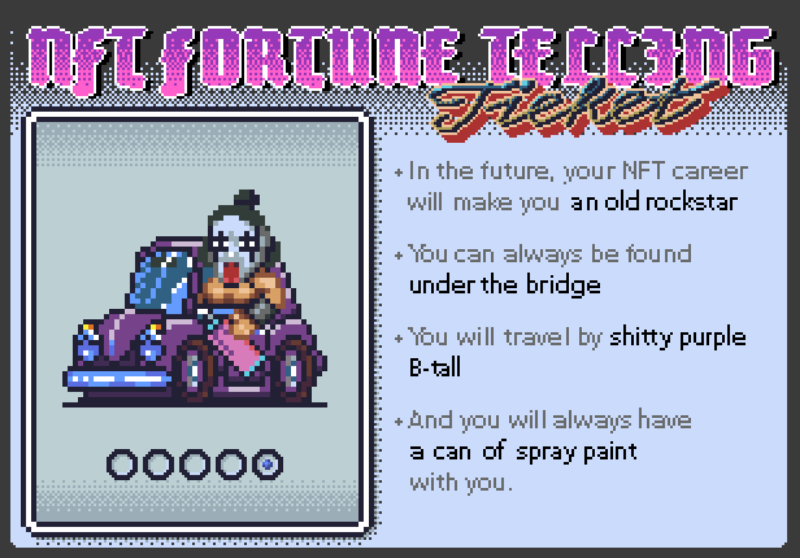 NFT FORTUNE TELLING #7 static token preview