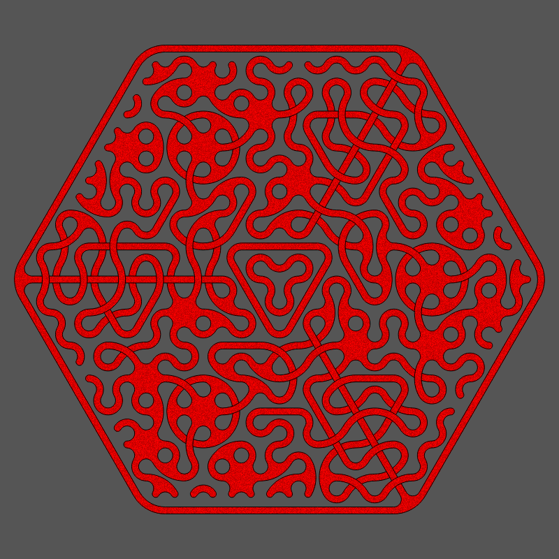 Threefold Symmetry - Dark Variations #9 static token preview