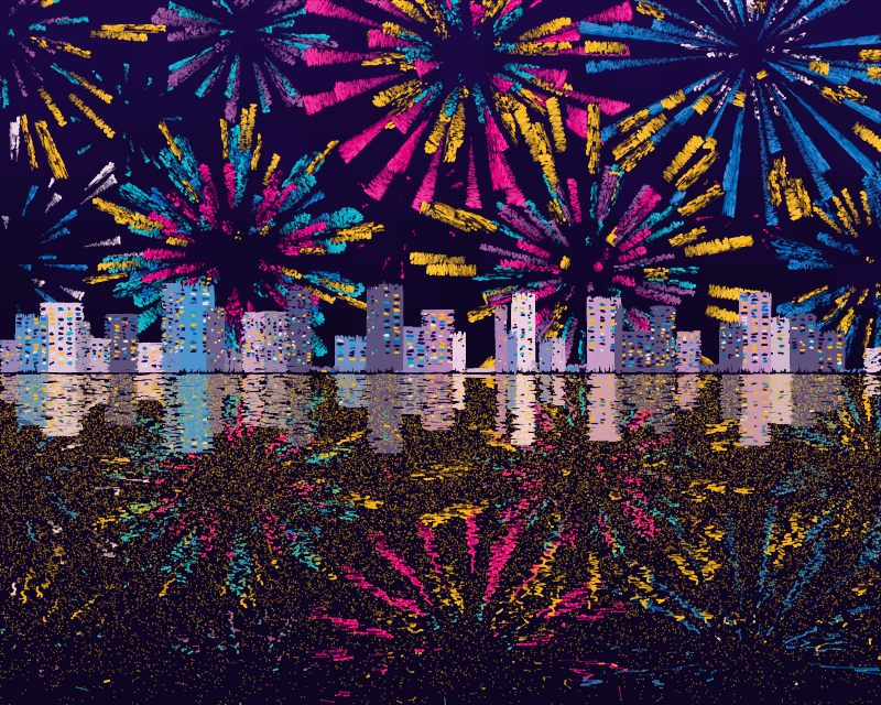 Fireworks #22 static token preview