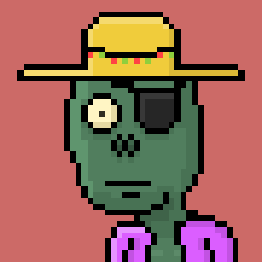 Pixel Zombies #7 static token preview
