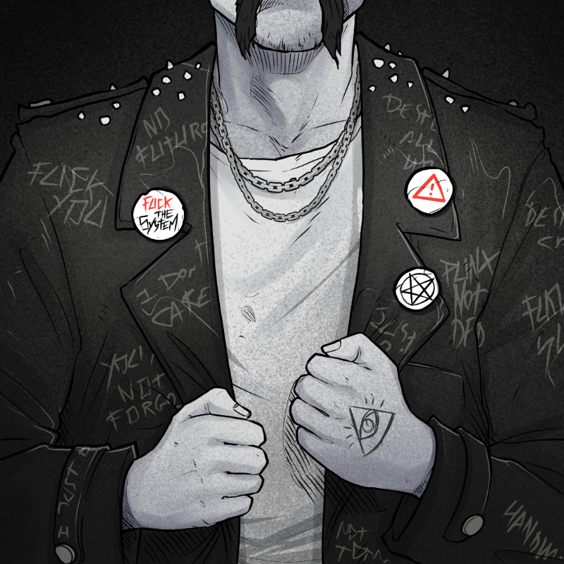 PUNX NOT DEAD #412 static token preview