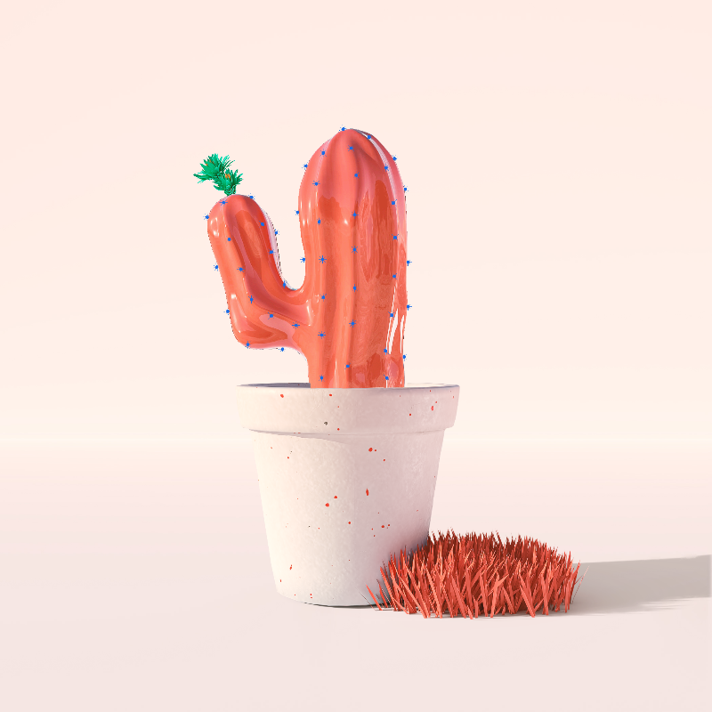 3D Crypto Cacti #23 static token preview