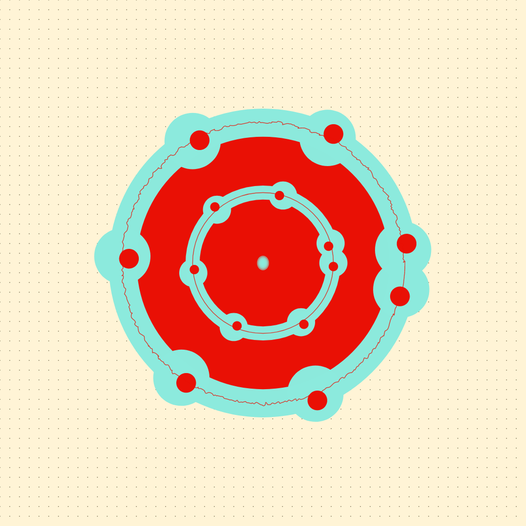 Circles on a dotted Grid #13 static token preview
