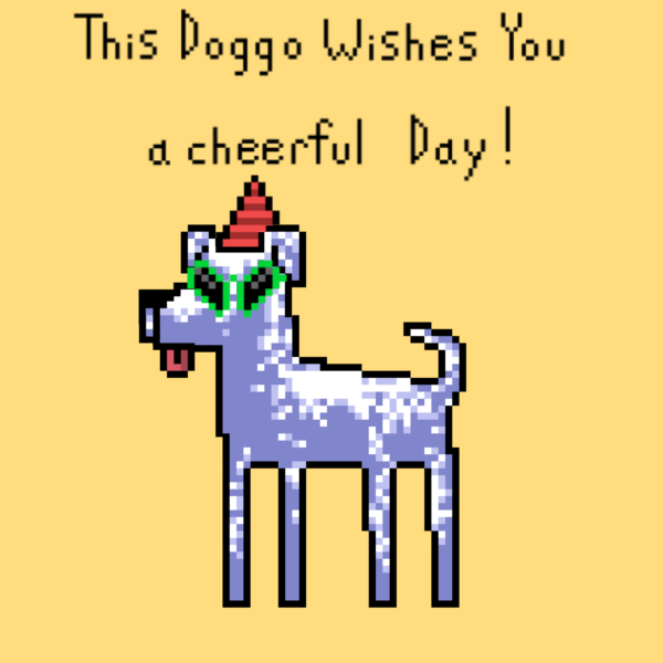 A wishful Doggos #6 static token preview