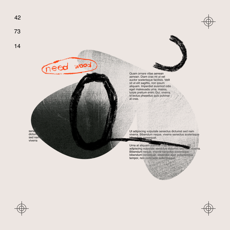 Generative poster - Feathers #12 static token preview