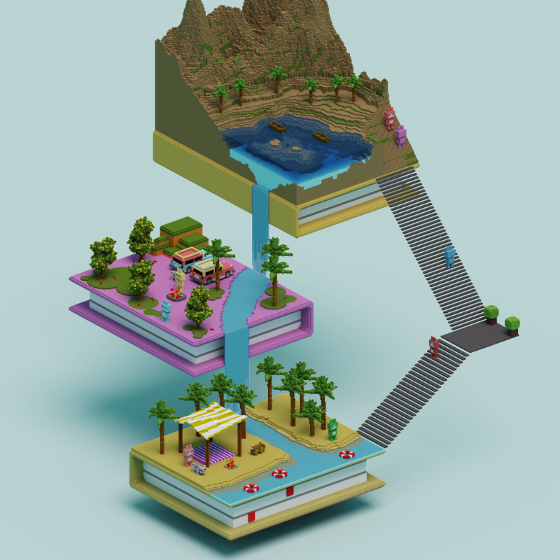 Books and islands #5 static token preview