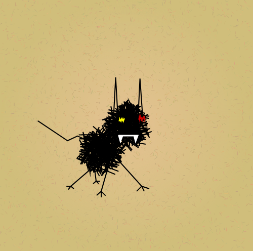 Scribble Kittens #20 static token preview