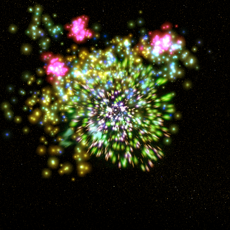 Crazy Fireworks #4 static token preview