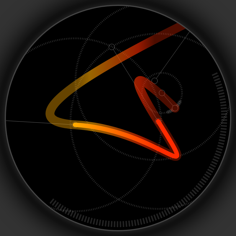 Neon Curves #24 static token preview