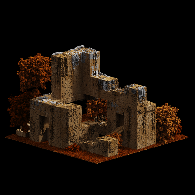 The voxel house #N1 #11 static token preview