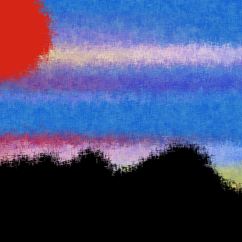 Sunset in memory #19 static token preview